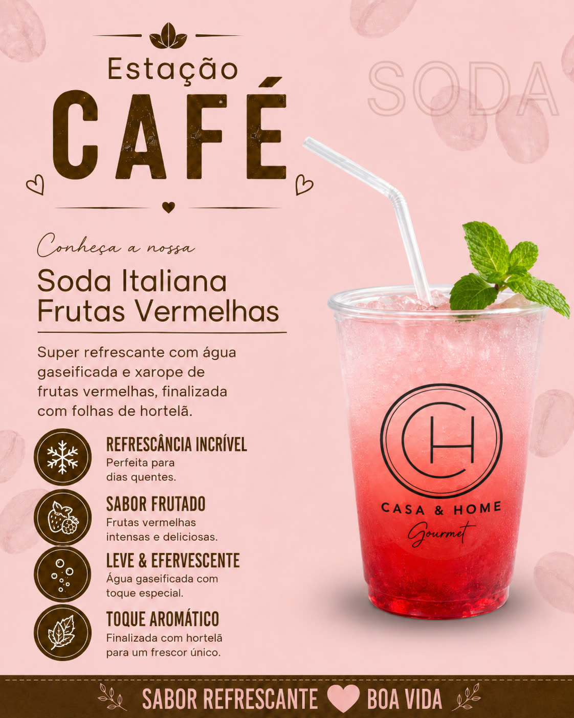 Soda Italiana — Frutas Vermelhas